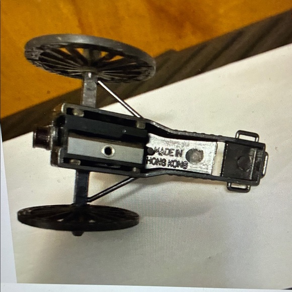 Vintage Die Cast Metal Civil War Cannon Pencil Sharpener - Picture 6 of 9